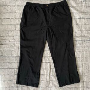 Casual Joe women 12 pull on casual pants black